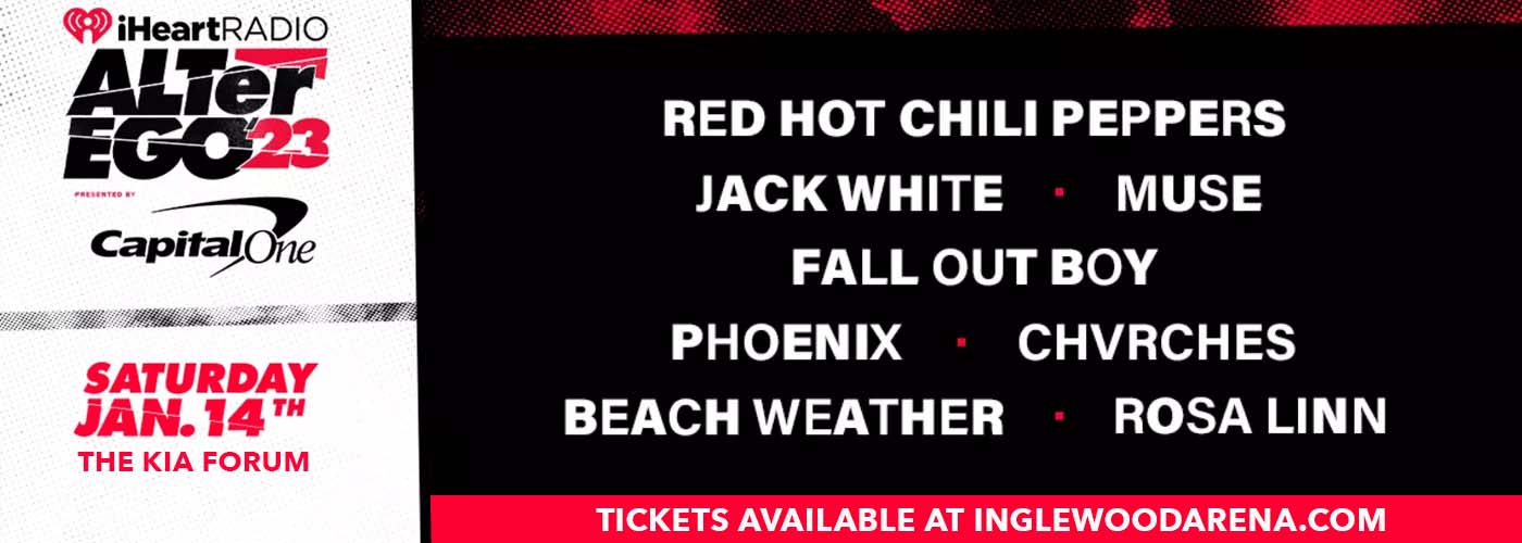 iHeartRadio ALTer Ego: Red Hot Chili Peppers, Fall Out Boy, Jack White & Muse