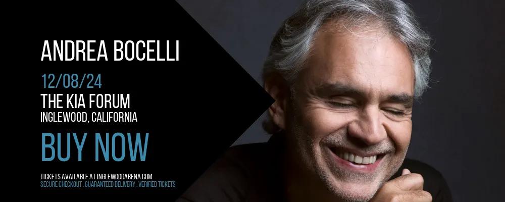 Andrea Bocelli at The Kia Forum